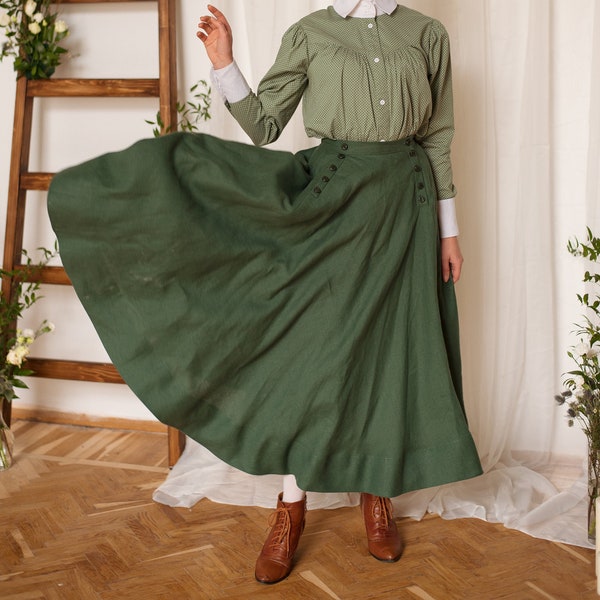 Skirt "Suffragette" in Edwardian vintage style