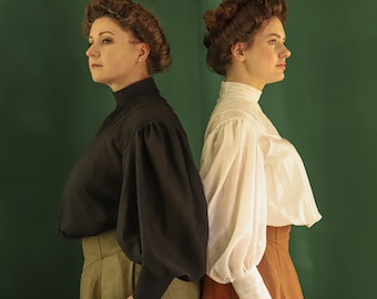 Blouse "Lovelace" in edwardian victorian style