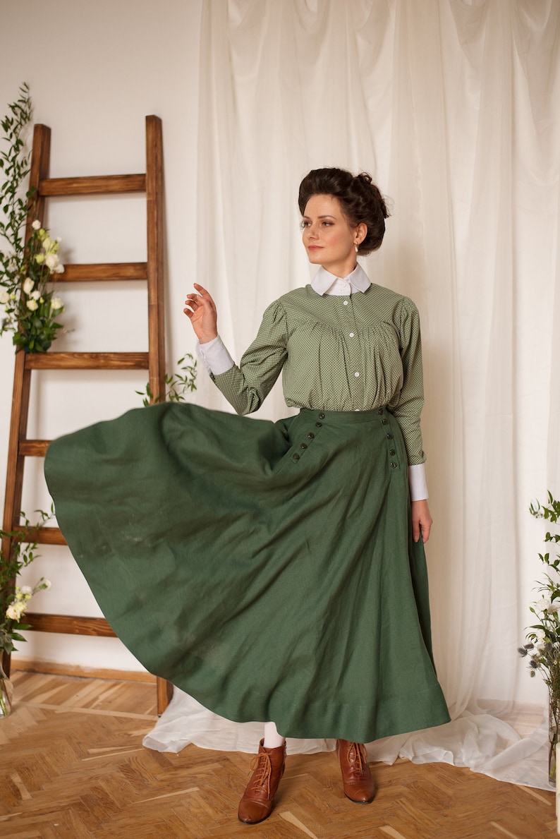 Edwardian Ladies Clothing – 1900, 1910s, Titanic Era     Skirt Suffragette