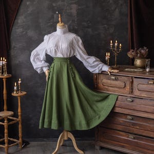 Ready to ship Skirt &quot;Suffragette&quot; in Edwardian vintage style