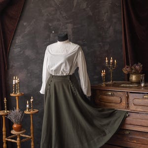 Ready to ship Skirt &quot;Suffragette&quot; in Edwardian vintage style