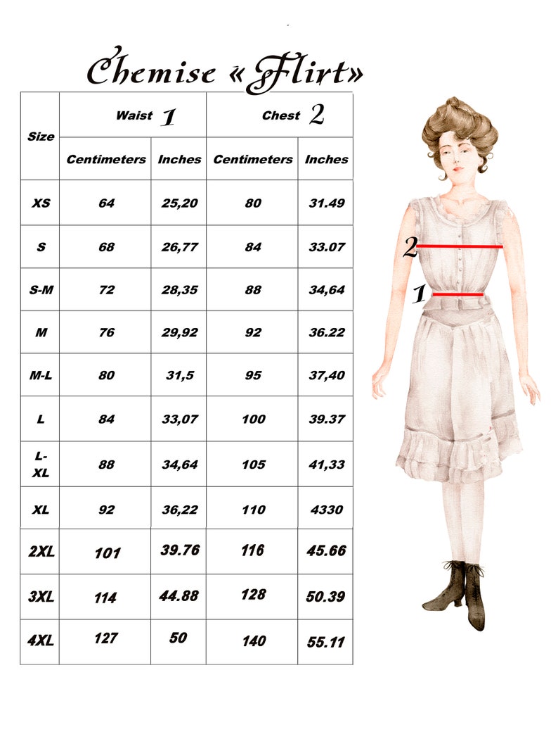 Edwardiansk linne "Flirt" Vintagestil underkläder 1900-talet bild 7