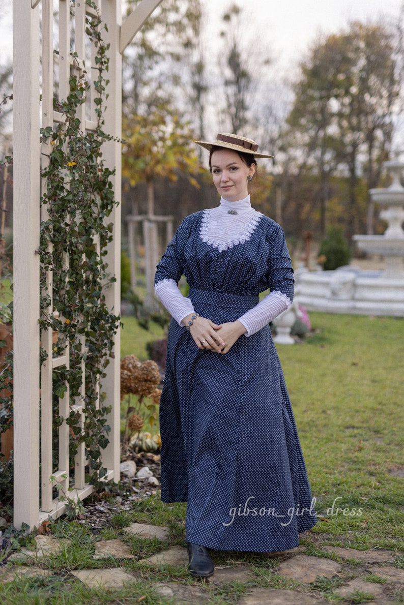 1900s Edwardian Dress, 1910s Dresses and Gowns     Dress Aletta