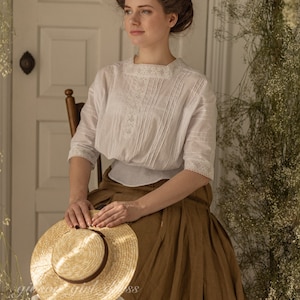 Chemisier « Margret » de style édouardien victorien