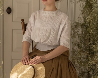 Blouse "Margret" in Edwardian Victorian style