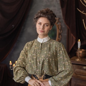 Blouse &quot;Molly Brown&quot; in edwardian victorian style