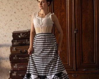 Petticoat "Harlequin" in Edwardian Victorian style