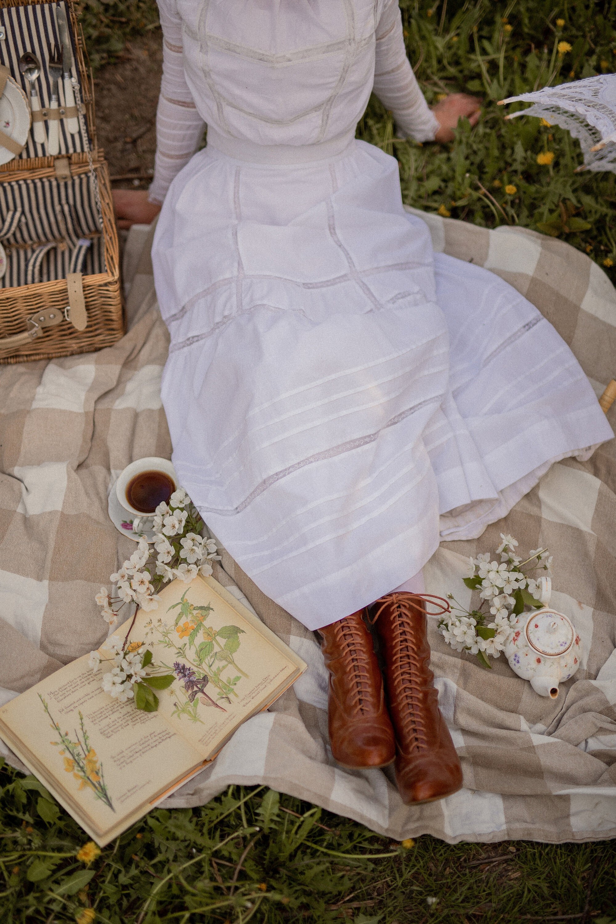 Skirt "Lily Elsie" in Edwardian Vintage Style