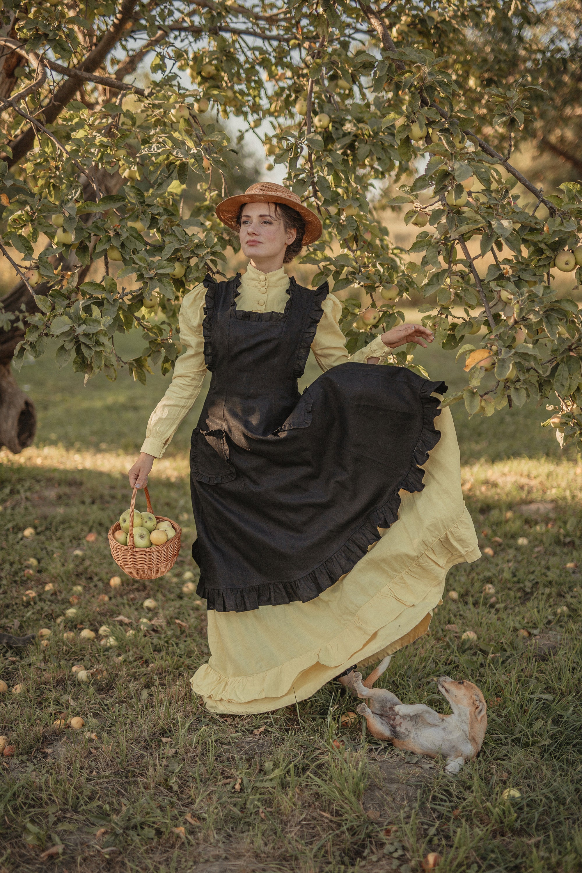 ワンピース Apolina Bessie Pinafore Cazan Stripe Apolina - the LITTLE STANDARD