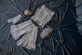 Edwardian lingerie set Camisole and Open drawers 1900