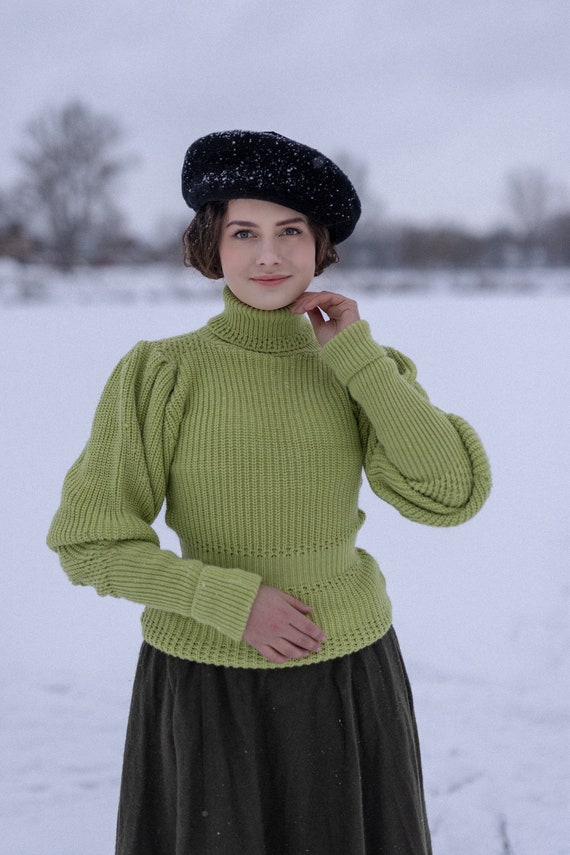 Sweater in Edwardian Victorian Style for Cycling Bicycle 1897 Leg
