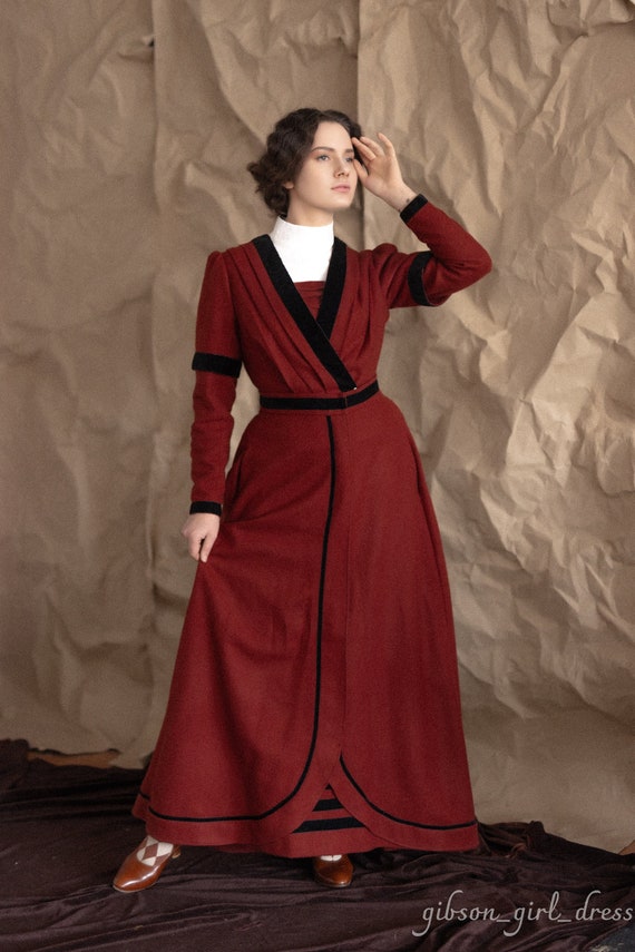Antique 1900s Edwardian Lavender Cotton Dress – Toadstool