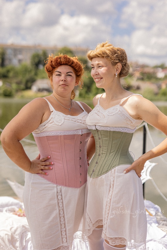 Edwardian corset  "Cleo"  Vintage style lingerie 1900s