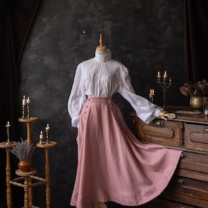 Ready to ship Skirt &quot;Suffragette&quot; in Edwardian vintage style