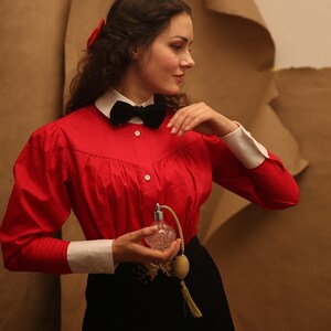 Blouse Suffragette in edwardian victorian style image 5