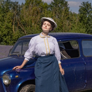 Blouse &quot;Sarah&quot; in edwardian victorian style