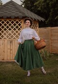 Set Skirt and petticoat "Suffragette" in Edwardian vintage style product logo