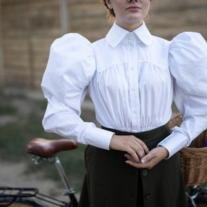 Blouse &quot;Elizabeth&quot; in edwardian victorian style