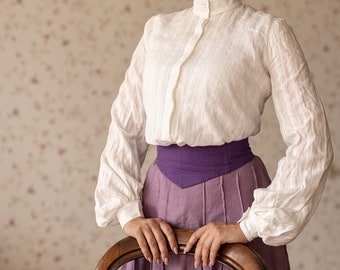 Blouse "Christabel " in edwardian victorian style