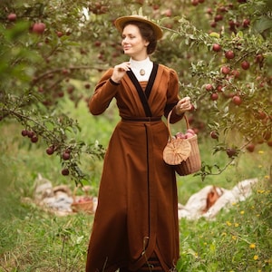 Suit &quot;Millicent&quot; in 1910s style Edwardian vintage style wool  dress