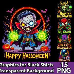 Superhero  Character T-Shirt Design Bundle – Digital Download PNG – 300 DPI High-Resolution Printable Art,Funny T-shirt Design Png