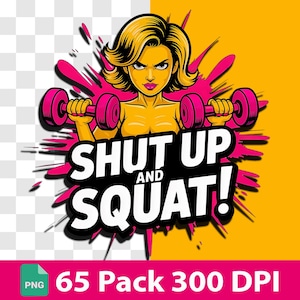 65 Design T-Shirt Palestra - Stile Workout, Alta Qualità 300 DPI PNG, Senza Sfondo, Stampabile per Uso Commerciale