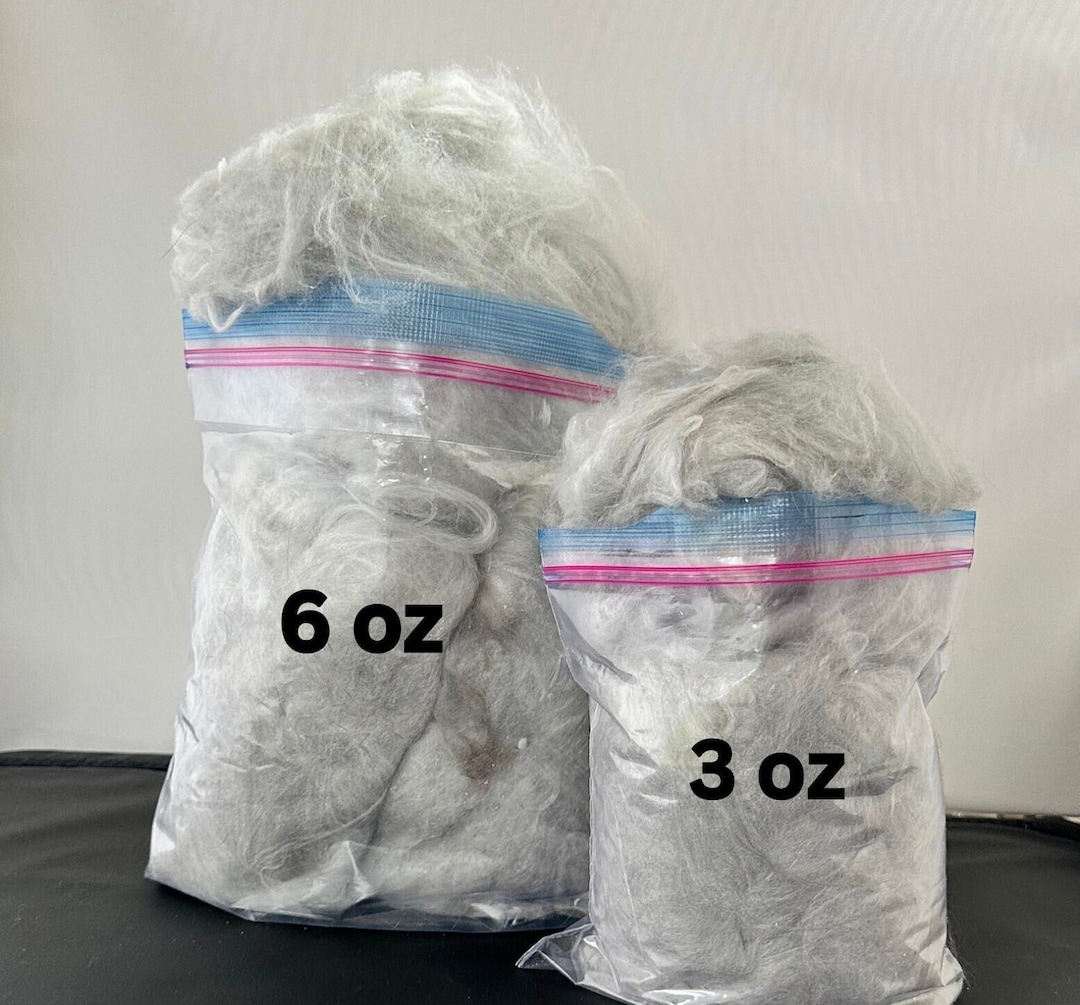 6oz Carded Angora Wool Ready to Spin Angora Rabbit Spinning Fiber ...