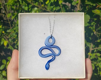 Clay Snake Necklace