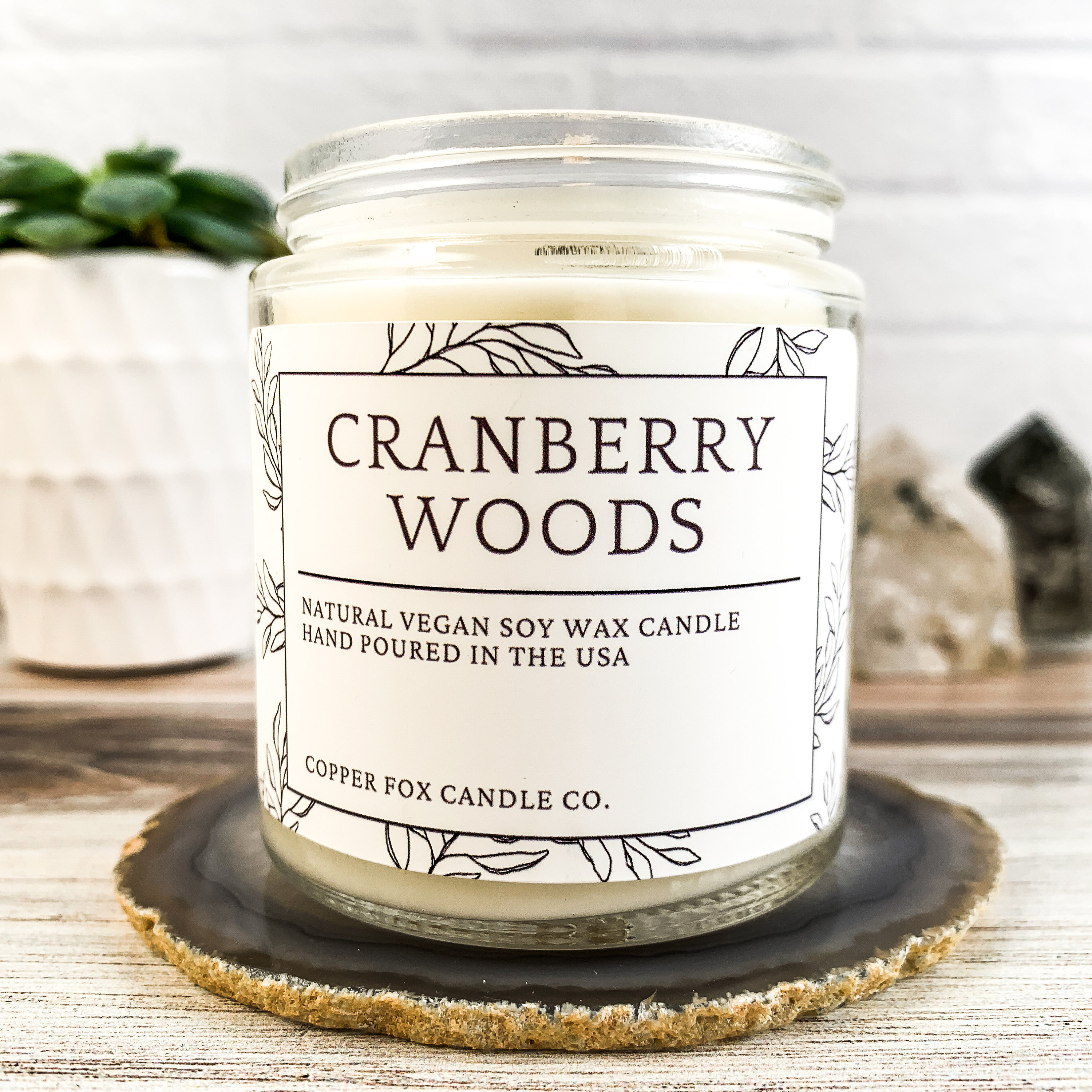 Natural Nontoxic Vegan Highly Scented Wood Leather Brandy Wax
