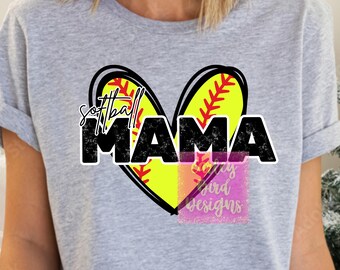 Softball Mama PNG File