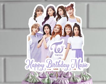 Twice Kpop Cake Topper - Etsy