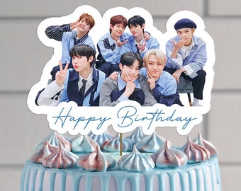 kpop cupcake toppers etsy