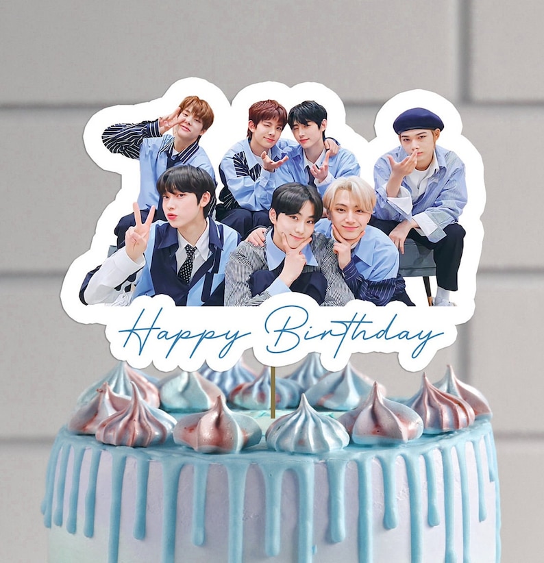 Printable Enhypen Kpop Cake Topper Birthday Enhypen | Etsy