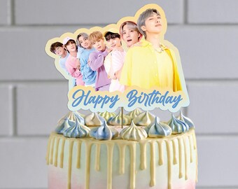bts cupcake topper etsy sweden