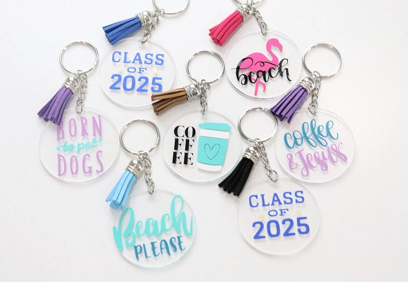 Acrylic Keychains - Etsy