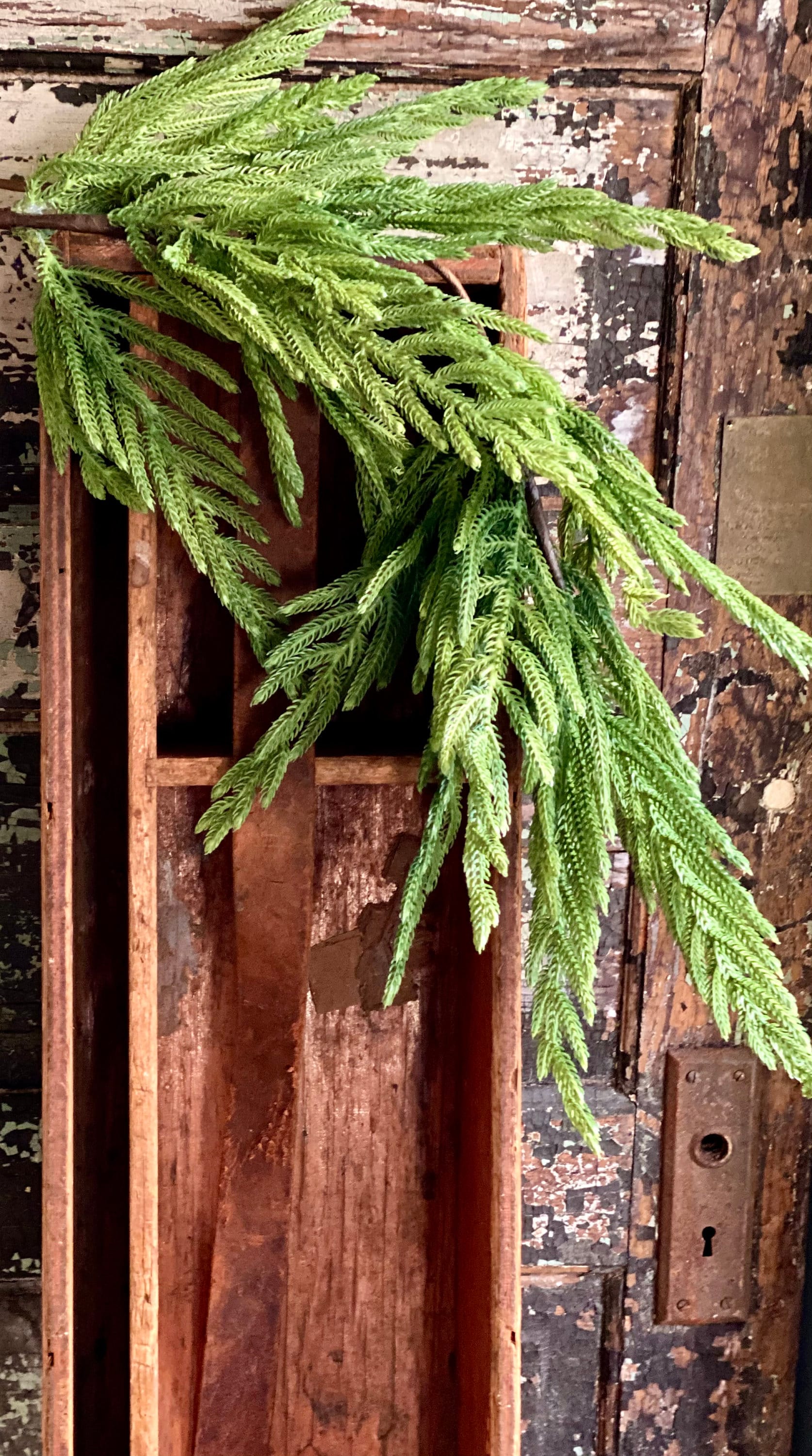 7. Faux Pine Delight: Celebrate The Season With A Touch Of Nature