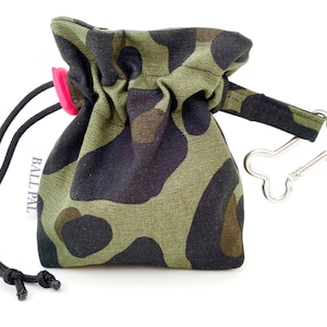 Ball Pal XL: Dog Ball Carrier and Poop Bag Holder Camo-Fetch Ball Pal