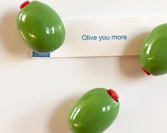 Olive Clay Magnet