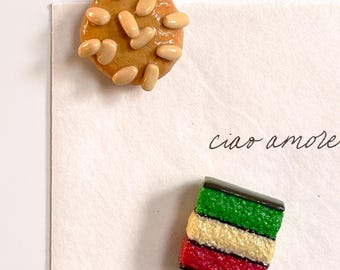 Italian Cookie Clay Magnet Set