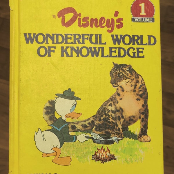 Vintage Disney's Wonderful World of Knowledge - Version 1-1982Collectible