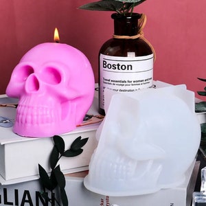 3D SKULL MOLD - Silicone / Crafts / Resin Art / Gifts / Craft Tools / Candle Crafts / Novelty / Halloween Crafts