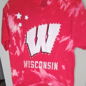 Wisconsin badgers upcycled Tee