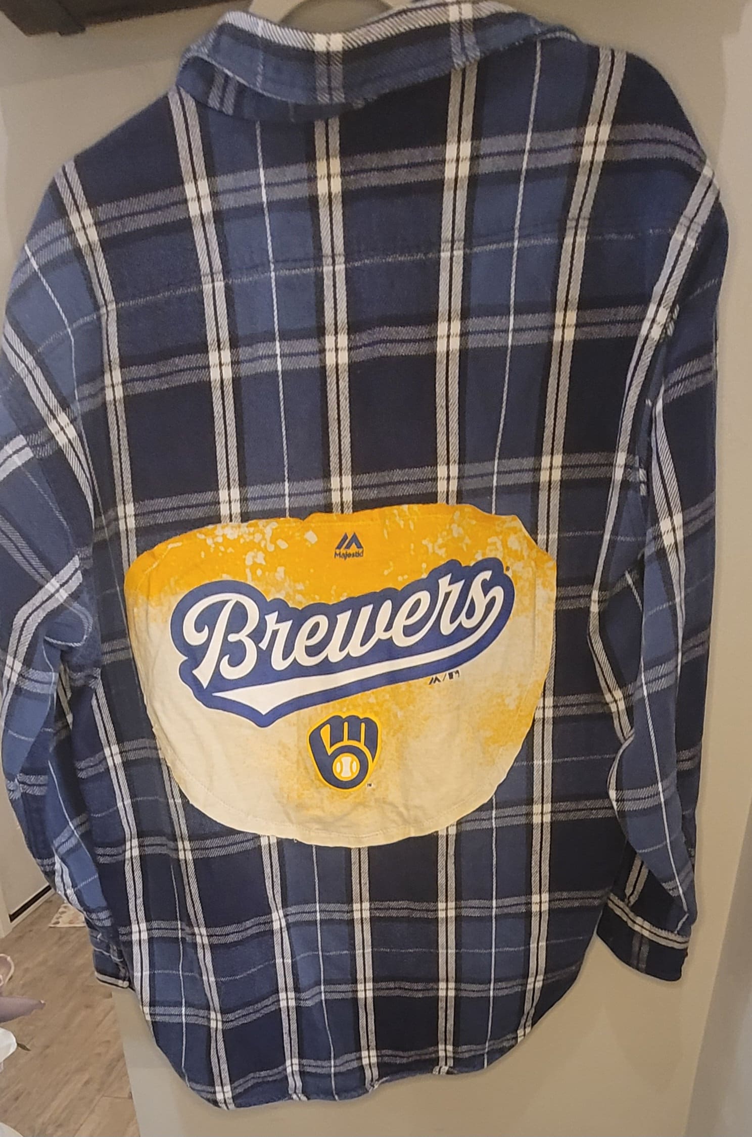 Milwaukee Brewers Bleached Shirt – Kampus Kustoms