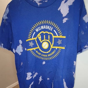 Milwaukee Brewers Upcycled Tee Size Medium