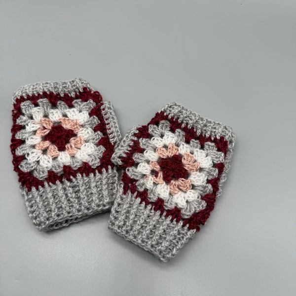 Handmade Crochet Fingerless Gloves/mittens