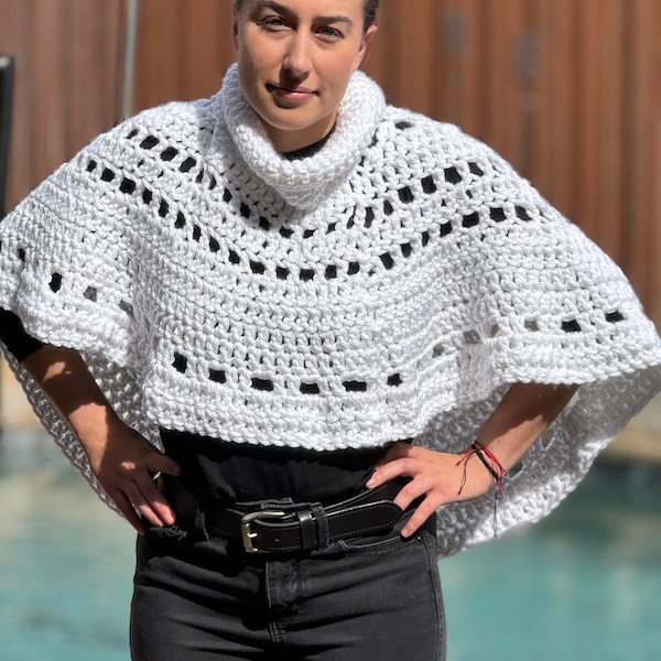 sale!Handmade crochet poncho/shawl/ bolero- 2 colors