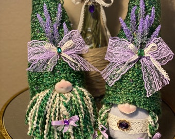 SALE! Scandinavian gnome couple- Lavender dreams