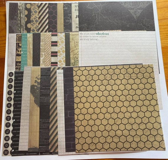 Recollections Paper Paper Set Paper Cards Crafts - Etsy