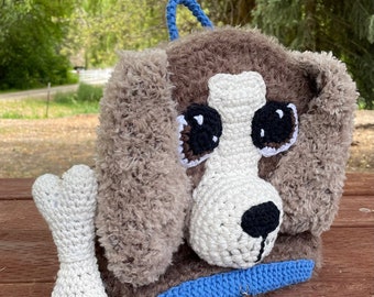 CROCHET PATTERN - Dexter the Dog Backpack