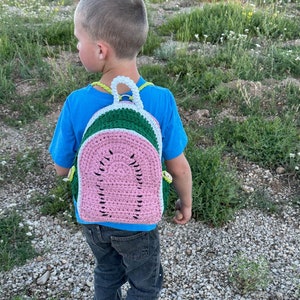 CROCHET PATTERN - The Watermelon Backpack